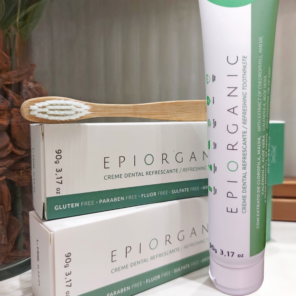 Creme dental menta sem fluor