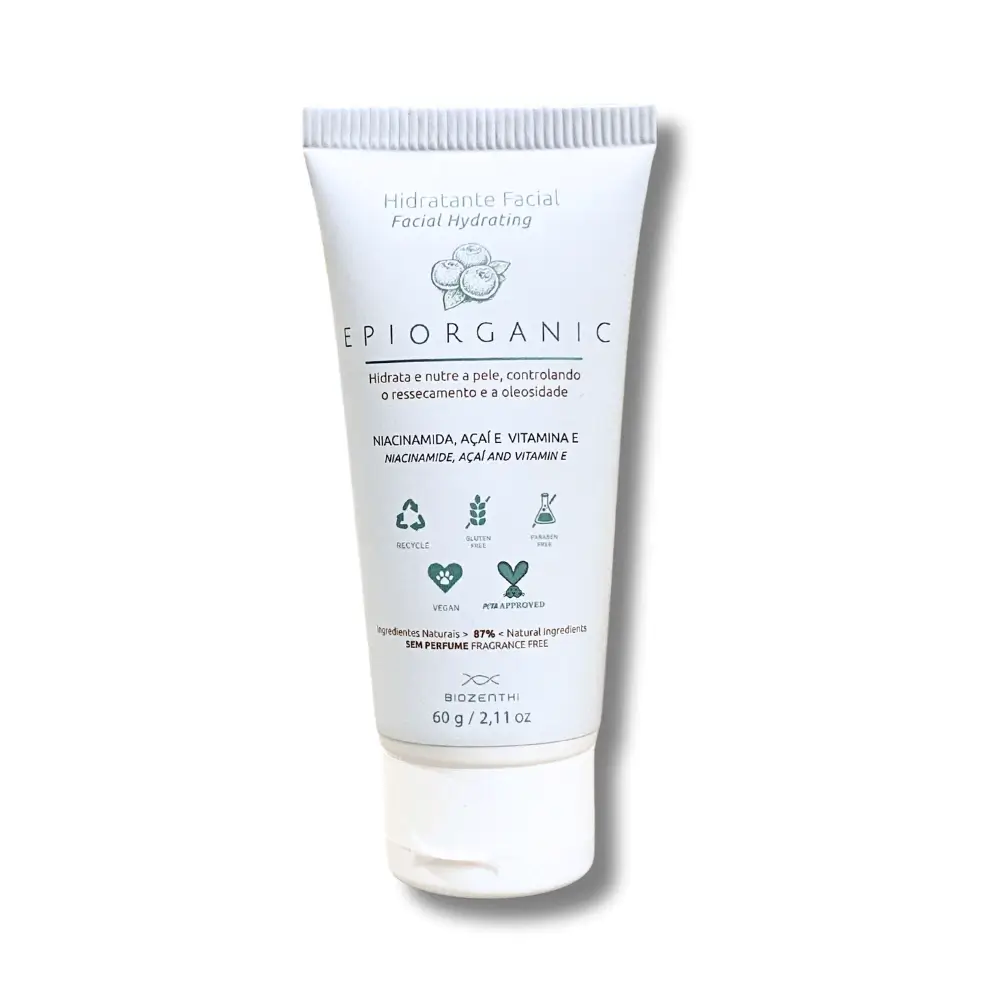 Hidratante Facial Epiorganic com Niacinamida, Vitamina E e Açaí | 60g - Imagem 3